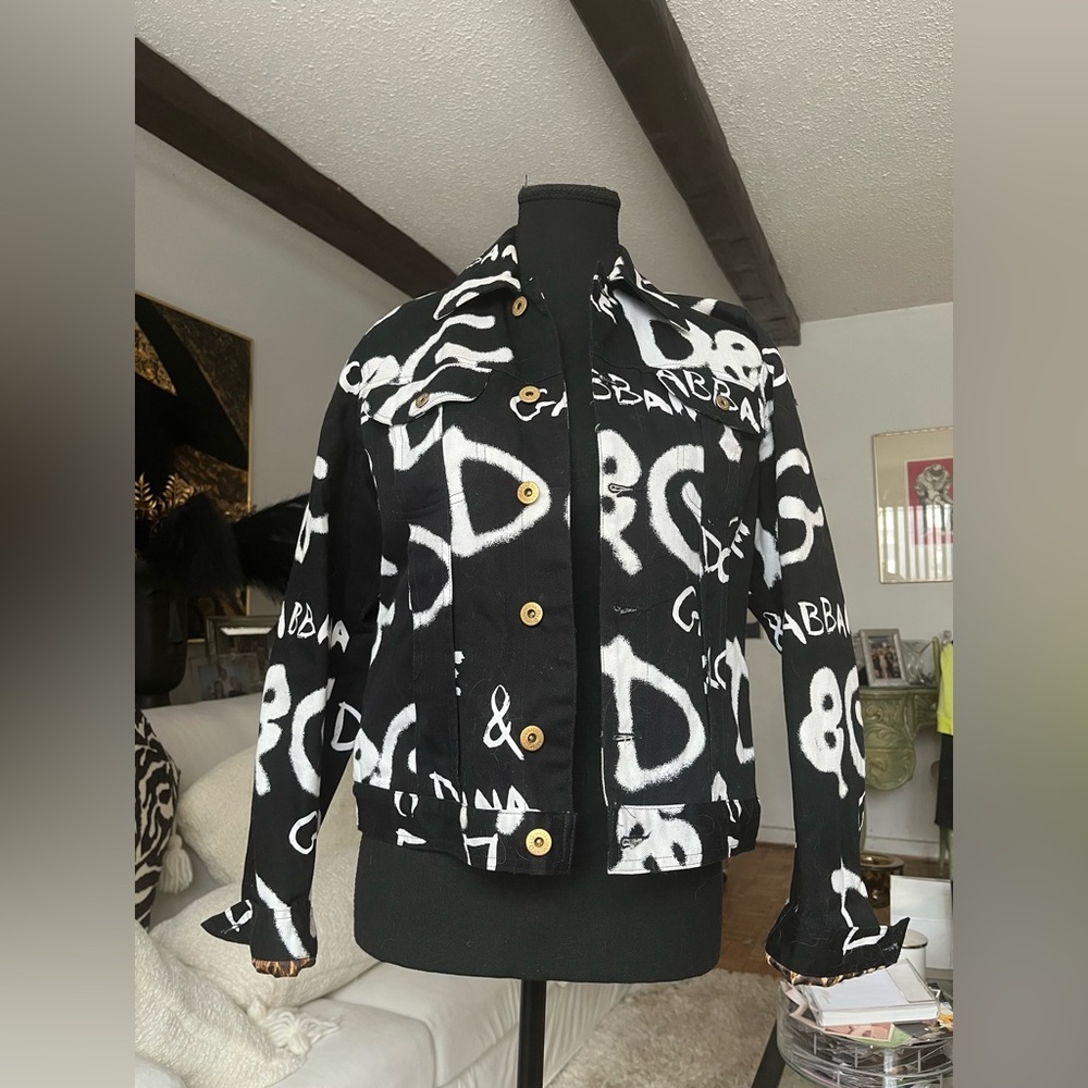 Dolce & Gabbana Vintage Runway Graffiti Jacket (90s)